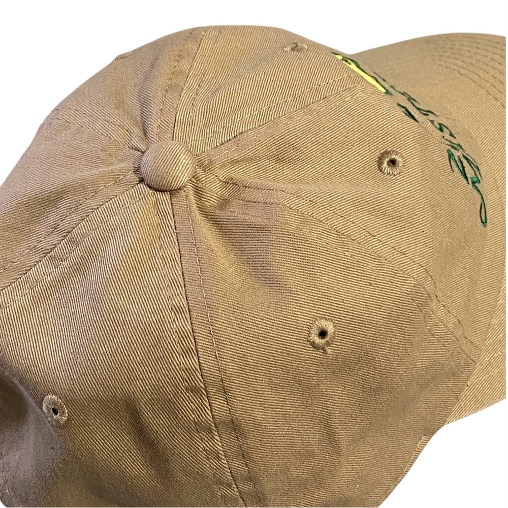 MASTERS Hat Agusta National Golf Course 2022 Khaki Cap Cotton - Picture 5 of 10